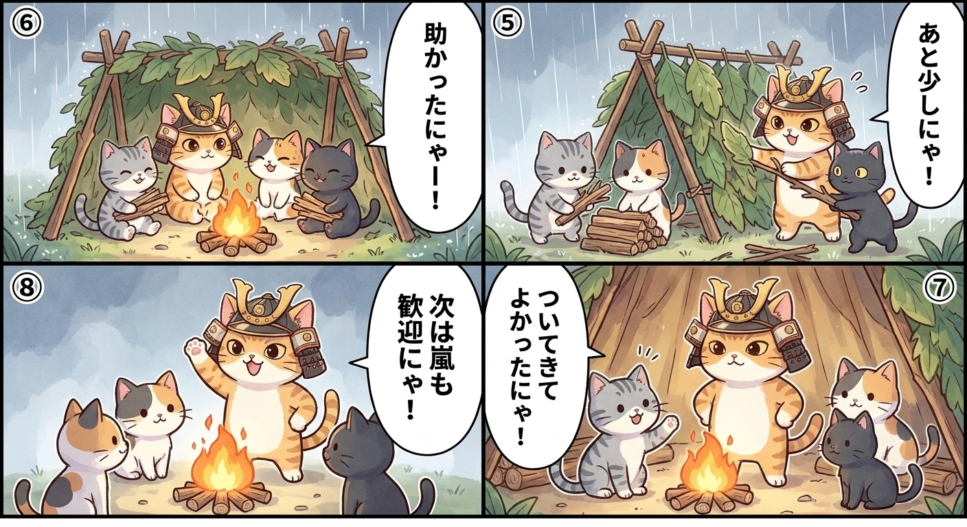 指揮官猫 漫画 ページ2