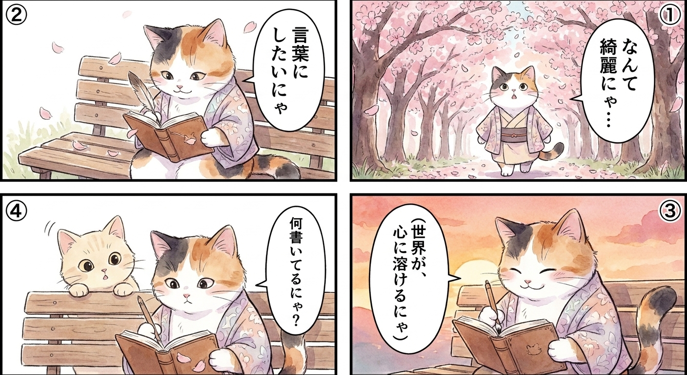 詩人猫 漫画 ページ1